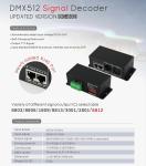 DMX To SPI DMX 512 LED Controller Decoder For TM1809 WS2812b