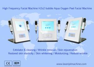 China Ce High Frequency Beauty Machine Facial Bubble Aque Oxygen Peel wholesale