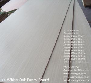 China White Oak Fancy Plywood 1220 x 2440mm wholesale
