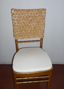 China rose chair cover for wedding event on sale