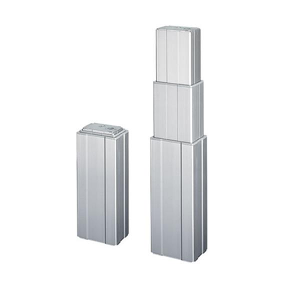 Silver Lifting Telescopic Pillars Height Adjustable Industrial Lifting Columns