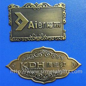 China Custom made antique brass name plate sign plaques, China wholesale prices small quantity, wholesale
