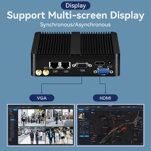 Intel Celeron J6412 Industrial Fanless PC With Dual LAN And DDR4 Up To 16GB