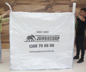 China 3300lbs 3 Yard Dumpster Bag Garbage Waste Junk Removal Skip Bag Construction Bags wholesale