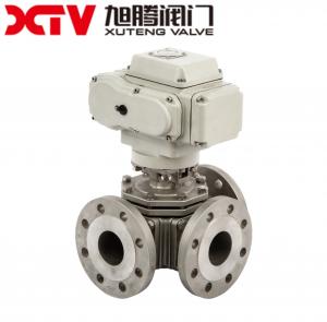 China Normal Temperature T Type High Platform Square Three-Way Ball Valve for 30-Day Return on sale