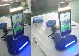 China Face Recognition safe TEMPERATURE kiosk thermal scanner for security access control system with QR code MIPS software wholesale