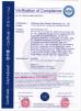 Weifang Kaide Plastics Machinery Co., Ltd Certifications