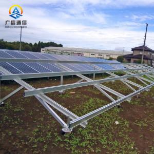 China Q235B Ground Solar Panel Support Structure Photovoltaic Bracket PV Mounting Steel Structure wholesale