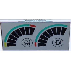 China Customized PIN Connector Vehicle Controller TN 7 Segment LCD Module LCD Screen 7 Segment LCD Display wholesale
