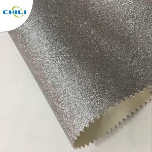 China OEM ODM Glitter Fabric Paint , White Glitter Fabric Colorful Wall Covering on sale