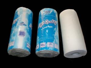 China Virgin wood pulp Kitchen Paper Towel 28cm x 11.5 cm x 2 Ply x165Sheets / Roll wholesale