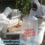 LDPE Asbestos Bags Transparent / Clear - Plain or Printed, Printed Asbestos Bag,