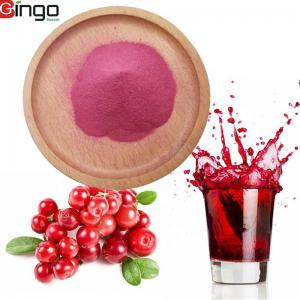 China Factory Supply Spray Dried Cranberry Fruit Juice Powder Water Soluble With Fruit Fresh Powder on sale