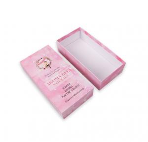 China 2PCS Rigid Cardboard Cosmetic Packaging Boxes Custom Designed Rectangle Shape on sale