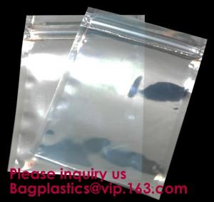 China Anti Static Shielding Bags ESD Anti-Static Pack Bag Zip Zipper Lock Top Waterproof Self Seal Antistatic Bags wholesale
