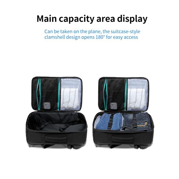Waterproof Multifunction 32L 15.6 In Expandable Laptop Backpack With USB