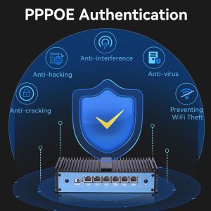 Celeron Router Mini Computer With DDR4 16GB RAM Fanless Cooling Method