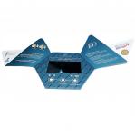 VIF Custom Hexagon LCD Video Brochure Custom Gift Video Greeting Cards 7''
