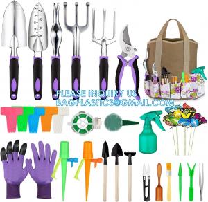 China 9 Piece Specialty Lady Garden Tool Set Heavy Duty Flower Design Garden Tool Set Gardening Tool With Bag wholesale