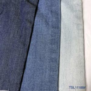 China Twill Denim Tencel Cotton Blend Fabric For Garment Dress Shirting wholesale