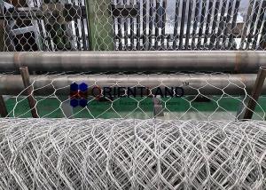 China 80×100mm Double Twisted Gabion Mesh Sheets Rolls on sale
