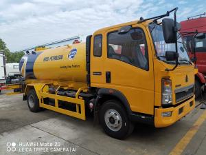 HOT SALE! 5000Liters mobile lpg gas refilling tanker truck for domestic gas cylinder, High quality propane tanker truck