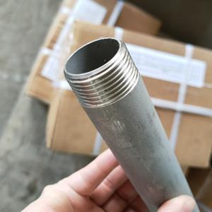 China 3000# Long Radius Socket Welded Pipe Fittings A105 Schedule 80 Steel Pipe Nipples on sale