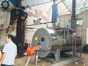 Automatic Skid-Mounted Type Gas Fired Steam Boiler For Edible Oil Pressing/Milling Plant
