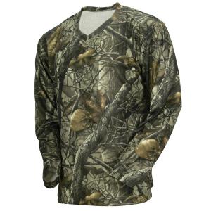Wicking Long Sleeve Camouflage Hunting Suit Camo Fishing T Shirt 100% Poly Knit Grid