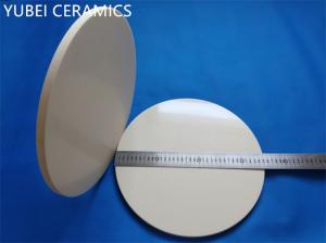 China Round Polishing Alumina Ceramic Plates 95% Al2O3 Ceramic Insulation Sheets wholesale