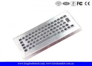 China Compact-sized Brushed Stainless Steel Keyboard Industrial Desktop wholesale