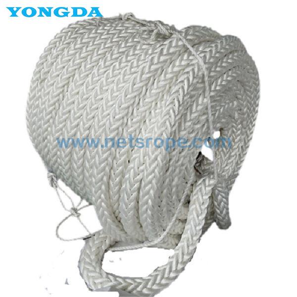 Quality Dual Fibre Polyester Polypropylene Rope 30667-2014 12 Strand Good Wear Resistance for sale