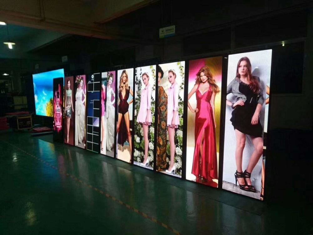 China Commercial Ultra Thin Poster LED Display Floor Stand For Digital Advertising wholesale