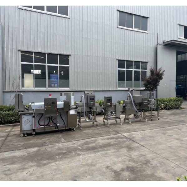 Automated Chicken Nugget Processing Line For Chicken Fish And Plant Based