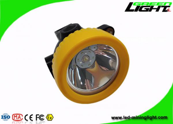Quality High Safety LED Miners Cap Lamp Rechargeable 1000 Battery Cycles Light - Weighted for sale