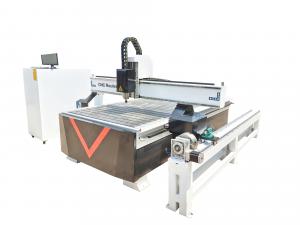 China Rotary Wood CNC Milling Machine Woodworking Wood Carving CNC Machine Four Axis wholesale