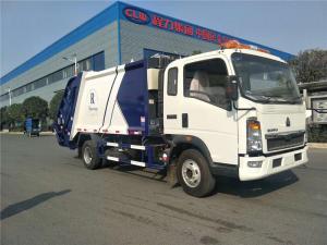 China 5 Or 8 Tons Garbage Waste Compactor HOWO 4x2 140HP 8m³ / Collector Trucks on sale