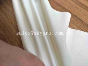 China Smooth Finish No Backing Elasticity Latex Sheet Natural Rubber Sheet For Clothing wholesale