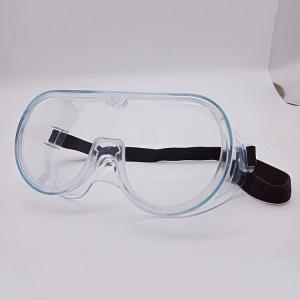 China Custom Medical Safety Goggles Double Layer PC Lens White Frame  Anti - splash on sale