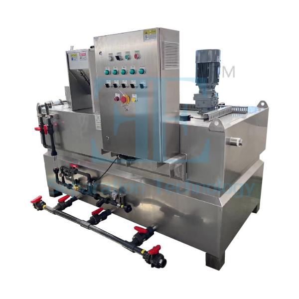 China Continuous Process Parameter Monitoring with Polymer Dosing System Three Mixing Tanks and Precise Flow-Control Valves on sale China Continuous Process Parameter Monitoring with Polymer Dosing System Three Mixing Tanks and Precise Flow-Control Valves on sale