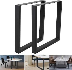China 28x23 Modern Metal Table Legs 1000lbs 2pcs 28 Inch Furniture Legs wholesale