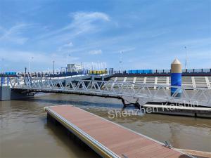 China Durable Marine Aluminum Gangways Aluminum Marine Dock Ramps For Floating Dock on sale