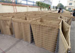 China Galvanized Welded Military Hesco Barriers Bastion With Sand For Defence wholesale