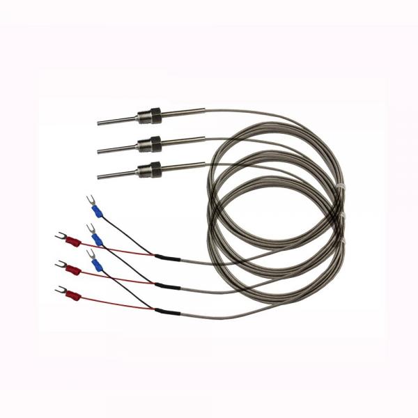 Quality SS304 Material Screw Temperature Sensor 10k ohm With 6*50mm Probe for sale