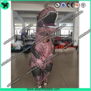 China Cute Inflatable Dinosaur Advertising Inflatable Cartoon Dinosaur Mascot Costume on sale