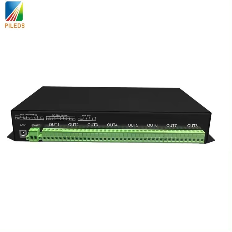 8 Ports With SD card SPI led controller Artnet DMX offline control led rgb stage
