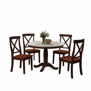 China 5pcs Dining Room Table And Chair Set For 4 Persons Perfect Complement on sale