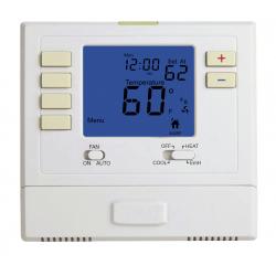 China Programmable Heating Wired Room Thermostat 2 Heat 1 Cool For Air Conditioner for sale