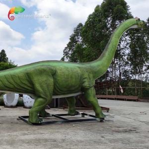 China Coin Operated Simulation Life Size Animatronic Dinosaurs 12m Brachiosaurus Models wholesale