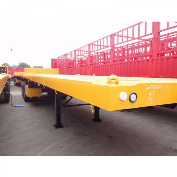 Quality Heavy Duty 20ft 40ft Flatbed Container Semi Trailer for sale
